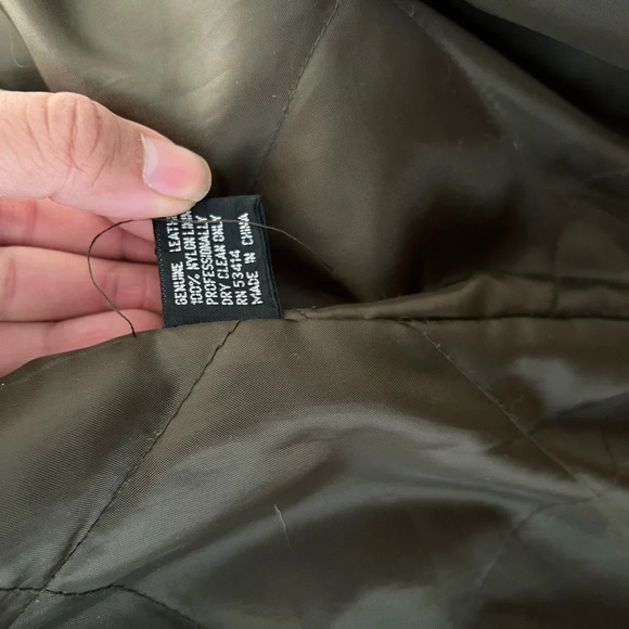 Vintage Genuine Leather Toggle Jacket (Size XL) - Picture 7 of 8